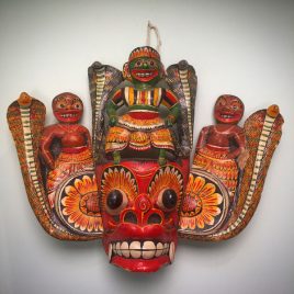 Mid-Century Sri Lankan Ancestor Mask