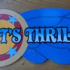 Its Thrilling - wooden painted fairground ride sign