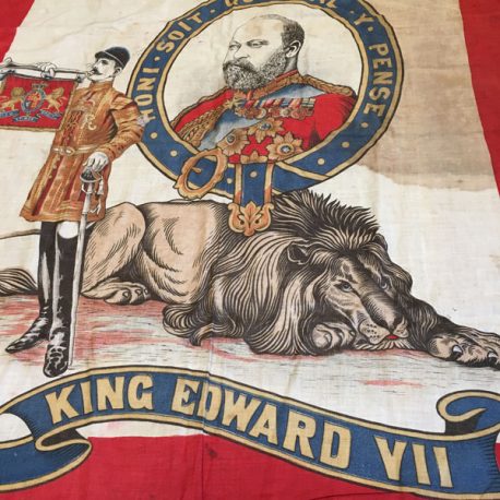 King Edward VII Coronation post Boer War Banner