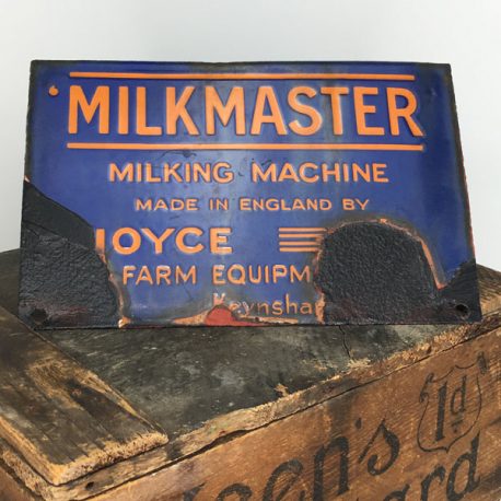 Milkmaster of Keynsham enamel sign