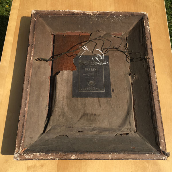 Doge Leonardo Loredano by Bellini heavily decorated papier mache frame