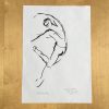 Original Charlotte Fawley Ballet drawing of Igor Zelensky in Romeo and Juliet Royal Opera House 1998