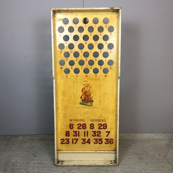 vintage fairground ball game