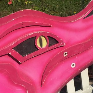 Large dragon head from amusement arcade on Weston Super Mare Pier