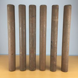 A set of 6x Aunt Sally sticks